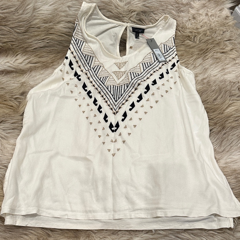 Kohls Apt 9 Geometric Women's Top